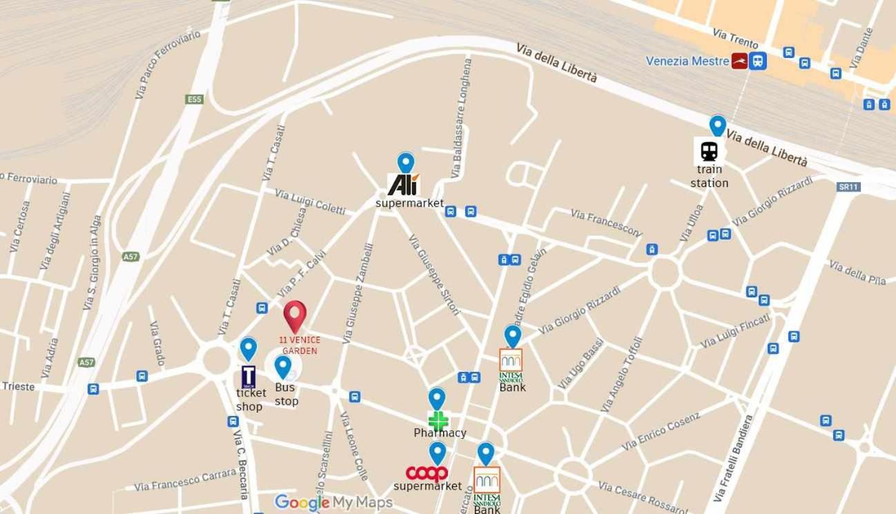 マルゲーラ11 Venice Garden Private Garden Parking Freeアパートメント エクステリア 写真